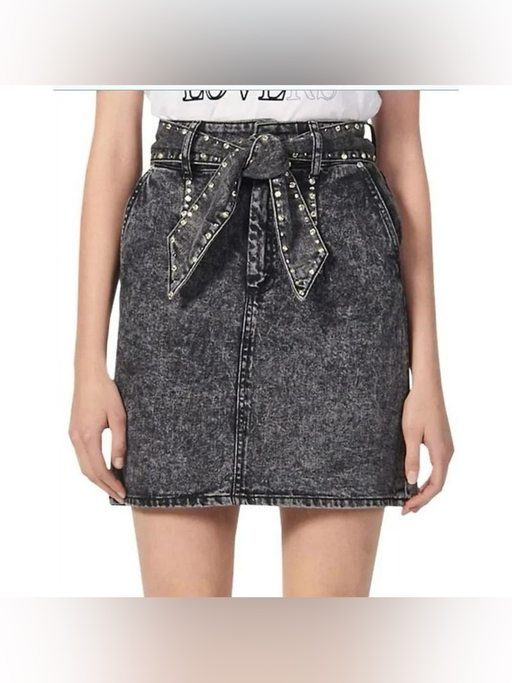 Sandro Denim Skirt